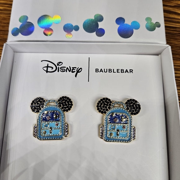 BaubleBar Jewelry - Disney X Baublebar Backpack Earrings NIB